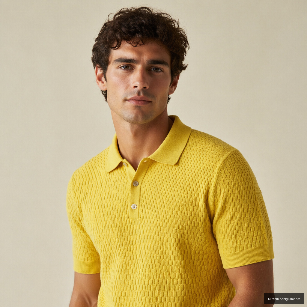 MASQ POLO M/C CON BOTTONI M5426-8001 COL.P30026/0285 - P/E 26