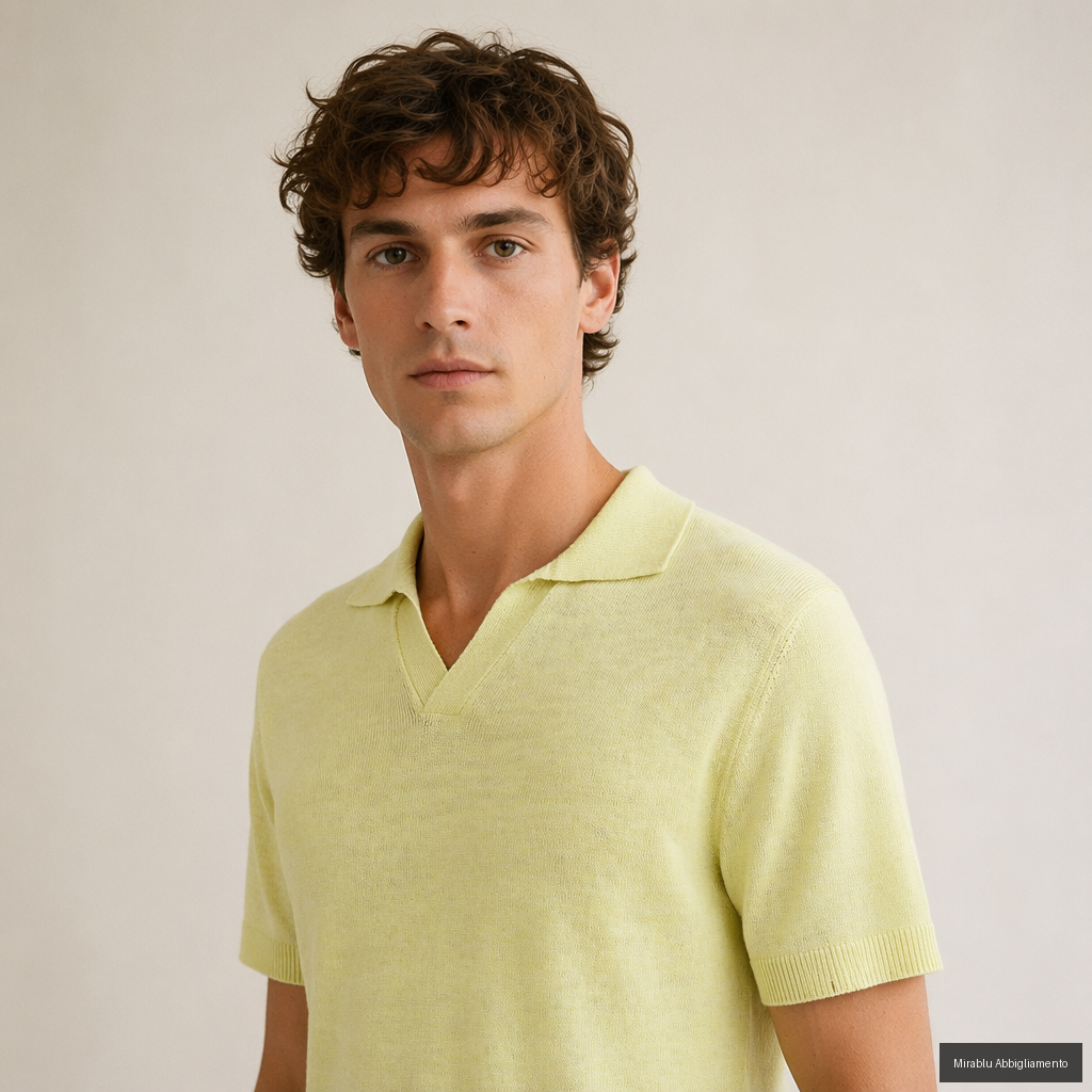 MASQ POLO M/C SENZA BOTTONI M5426-9001 COL.T50026/0285 - P/E 26