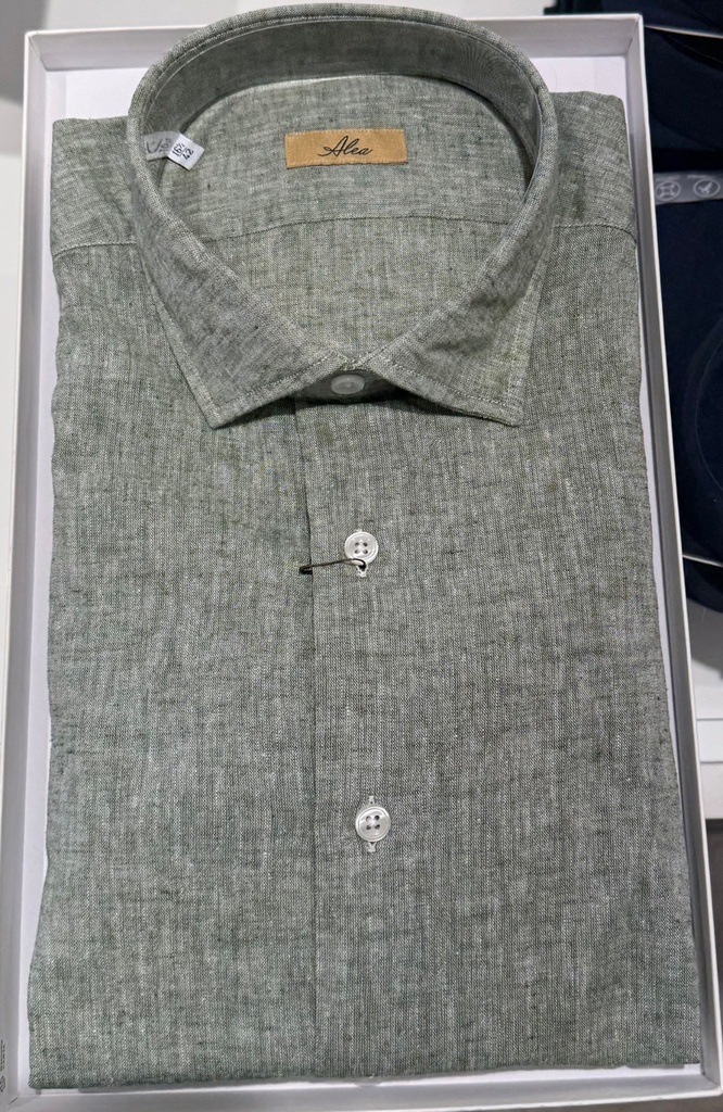 ALEA CAMICIA MANICA LUNGA STDIR00LW_1640 COL. 30 VERDE OLIVA - P/E 26