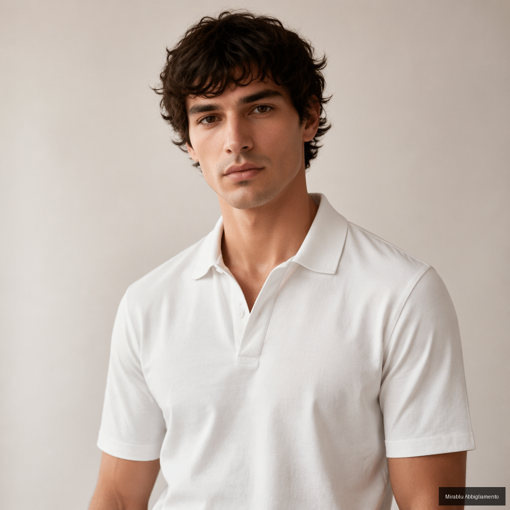 GRAN SASSO POLO M/M 78014_001 COL.001 - P/E 26