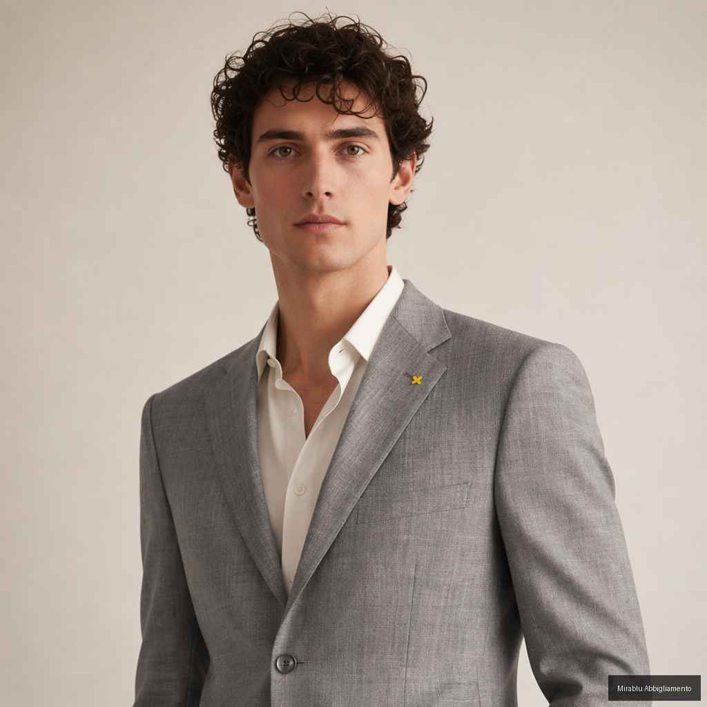 ALESSANDRO GILLES ABITO A222P16231AG00SS_PZ COL. GRIGIO - P/E 26